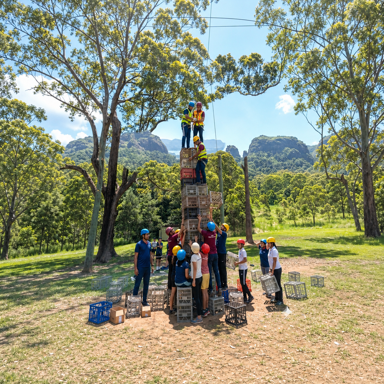 Crate Stacking Challenge activity photo 2