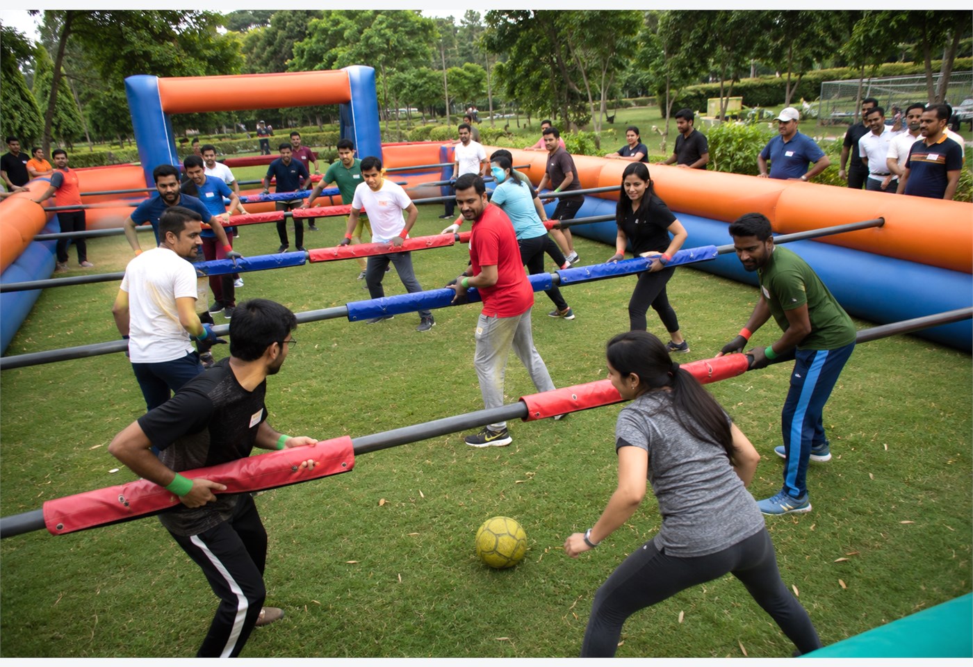 Human Foosball activity photo 1